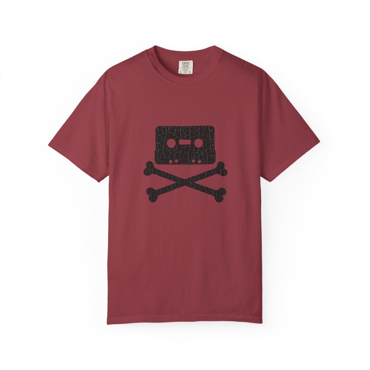 Distressed Cassette Crossbones Retro Sweatshirt - alternate angle 4, merchandise