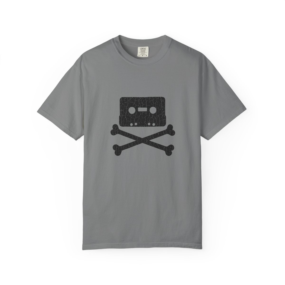 Distressed Cassette Crossbones Retro Sweatshirt - alternate angle 3, merchandise