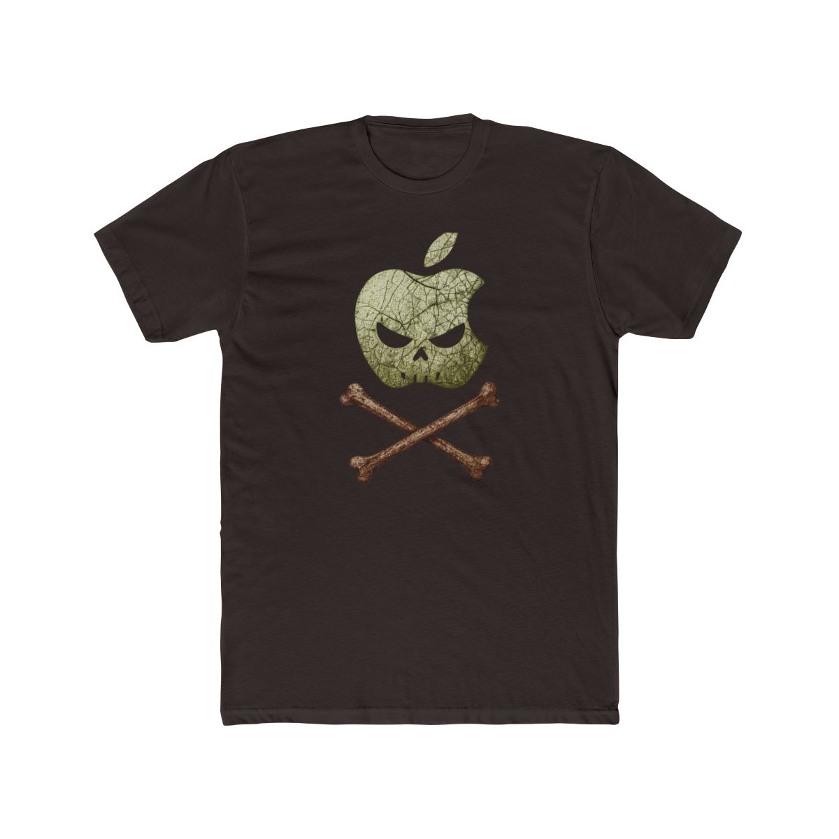 Hacker Pirate Apple T-Shirt for Cyber Geeks - alternate angle 2, merchandise