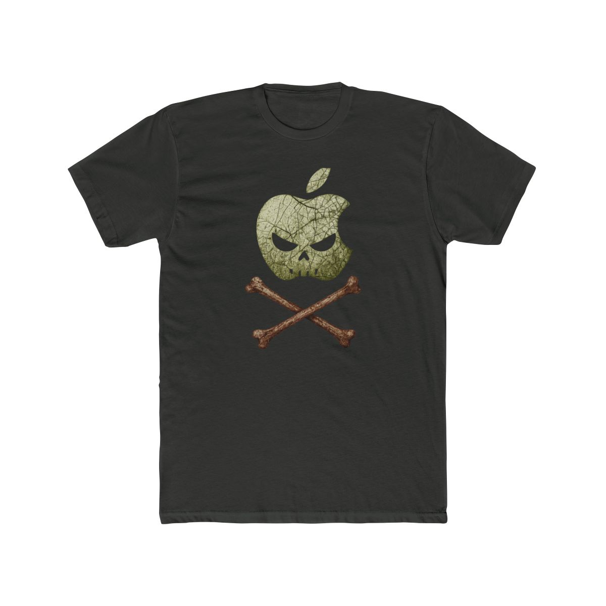 Hacker Pirate Apple T-Shirt for Cyber Geeks - alternate angle 5, merchandise