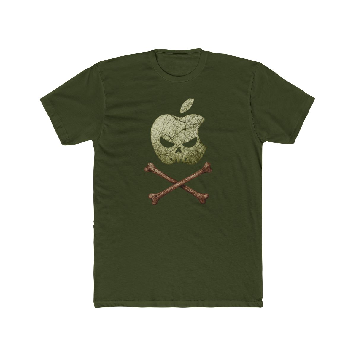 Hacker Pirate Apple T-Shirt for Cyber Geeks - alternate angle 4, merchandise