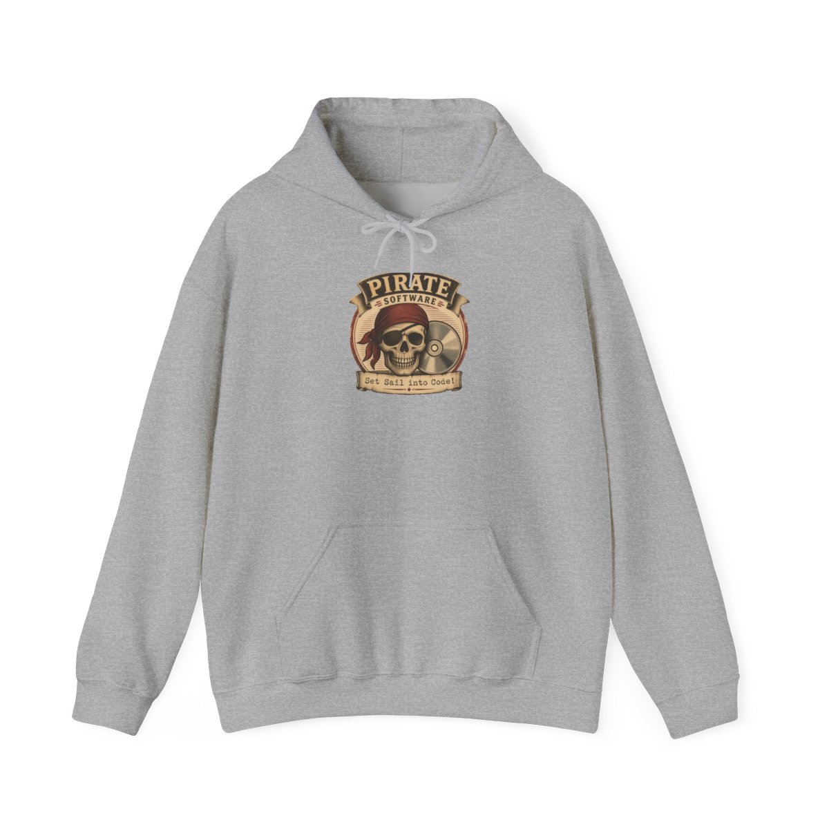 Pirate Software "Set Sail into Code!" Hoodie - alternate angle 4, merchandise