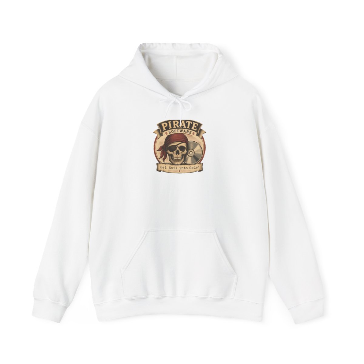 Pirate Software "Set Sail into Code!" Hoodie - alternate angle 2, merchandise